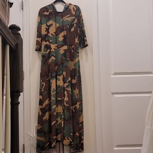 Camouflage Maxi Dress